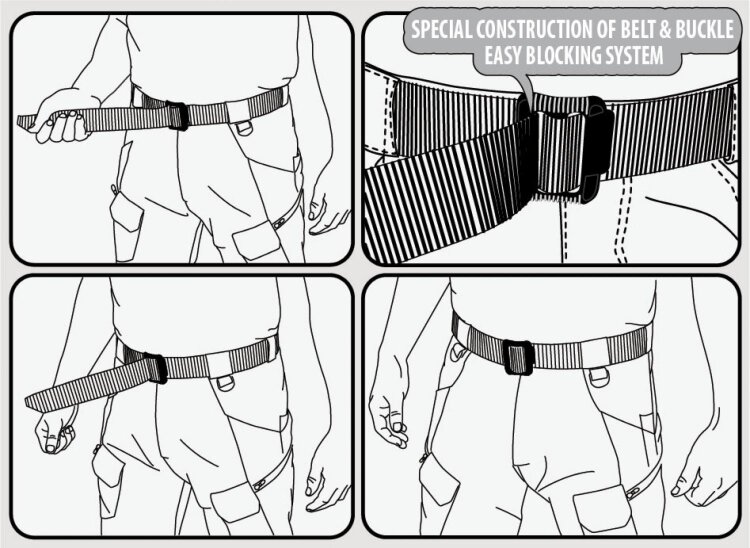 Тактический ремень Helikon-Tex UTL® Tactical Belt - black (PS-UTL-NL-01)