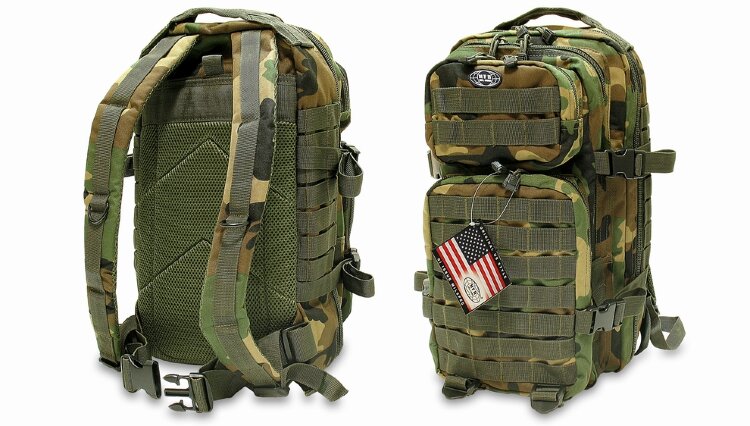 Рюкзак ''U.S. Assault'' Woodland    -   Max-Fuchs  (Германия)