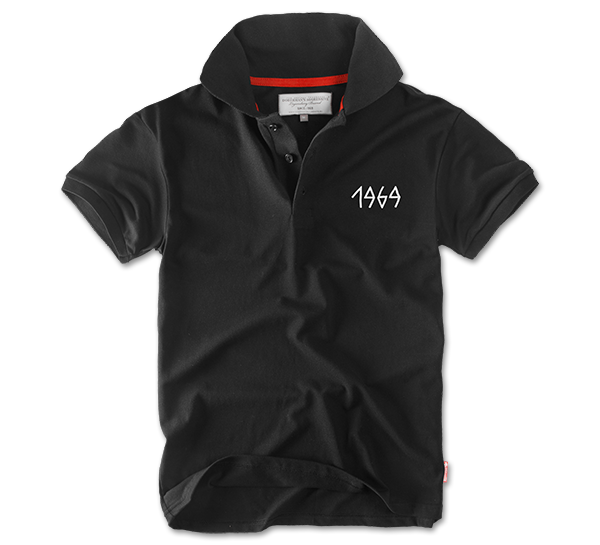 Рубашка поло, VIKING-II  (Black) - Doberman's aggressive
